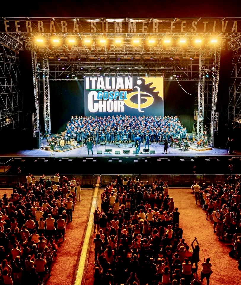 Concert at Ferrara Summer Festival with Italian Gospel Choir